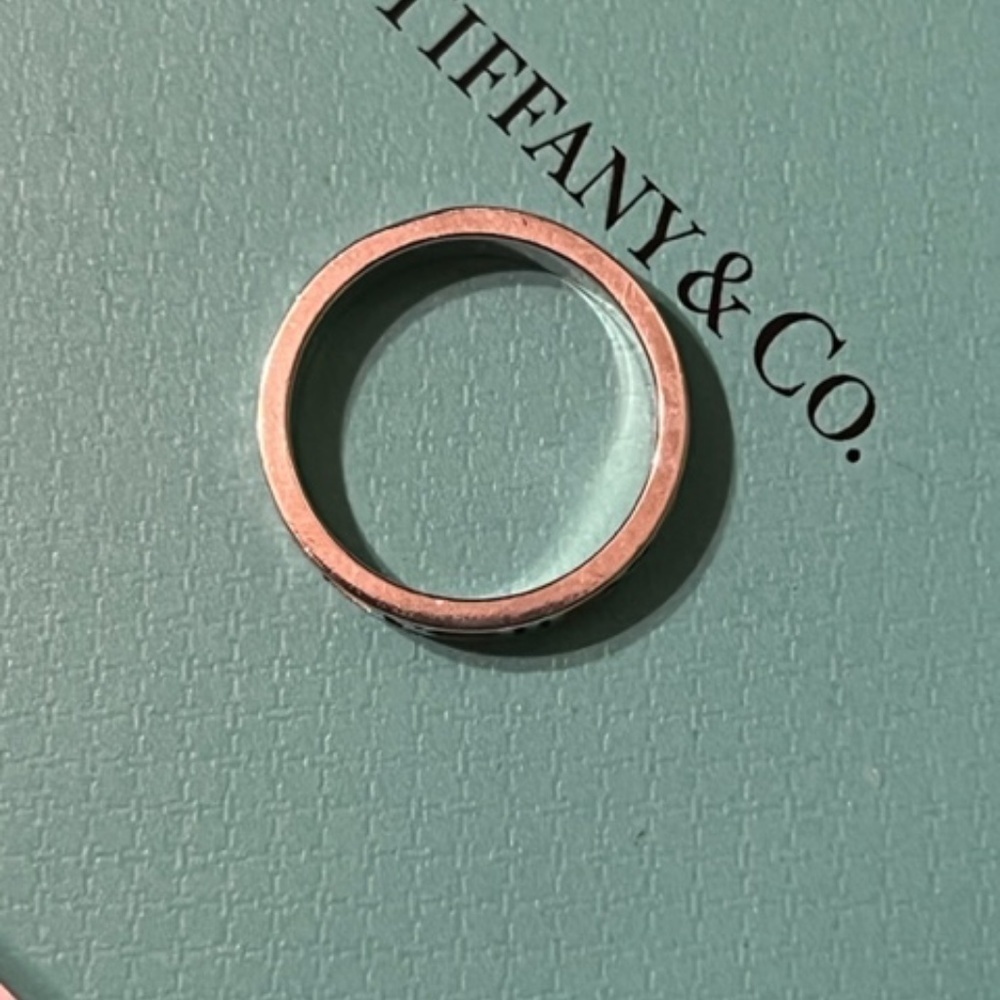 Retired  Size 7 Tiffany & Co ATLAS Sterling Silver Ring​​​​​​​​​​​​​​​​ - Picture 3 of 5